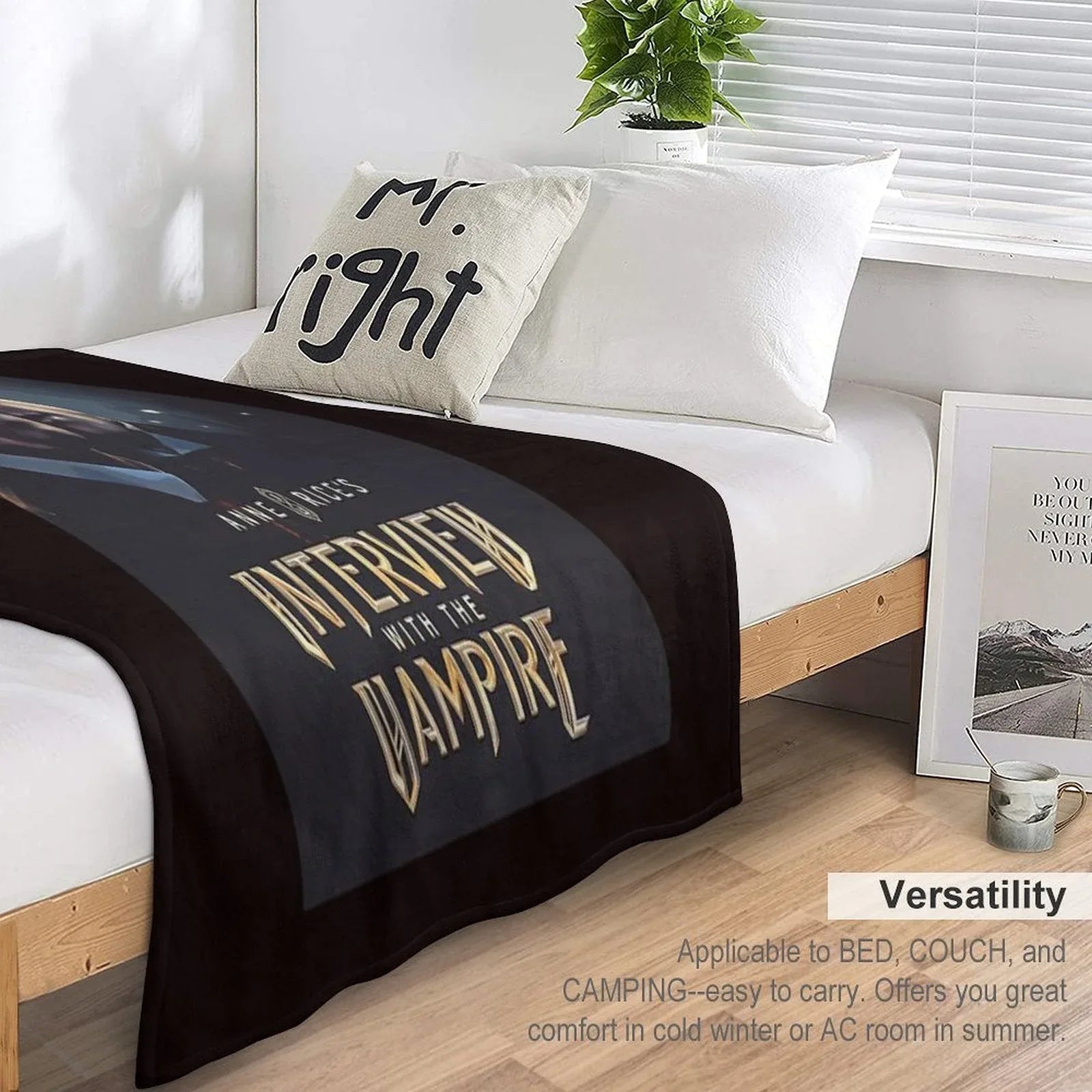 Interview With The Vampire Throw Blanket