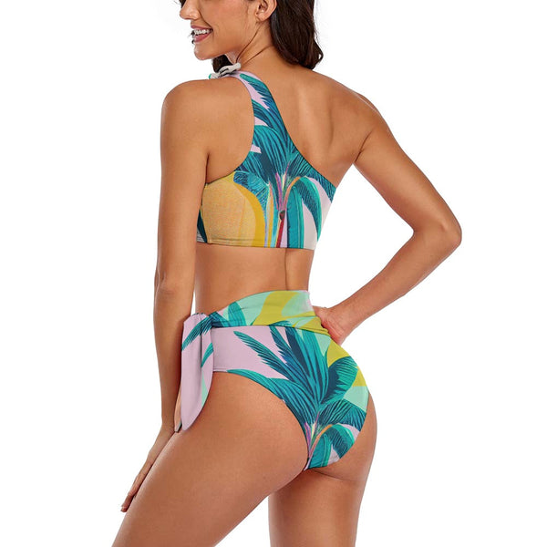Palm Beach - One Shoulder Bikini Swimsuit