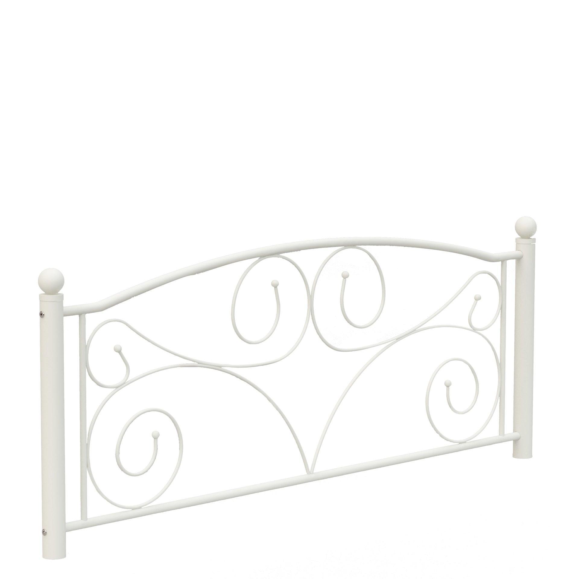 Queen Size Unique Flower Sturdy System Metal Bed Frame with Headboard and Footboard