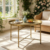 Multi-Functional Circular Center Table for Living Room