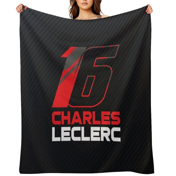 Charles Leclerc 16 V3 Compact Throw Blanket