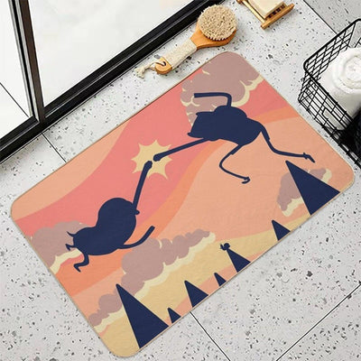 Epic Fist Bump! (Adventure Time) Bath Mat