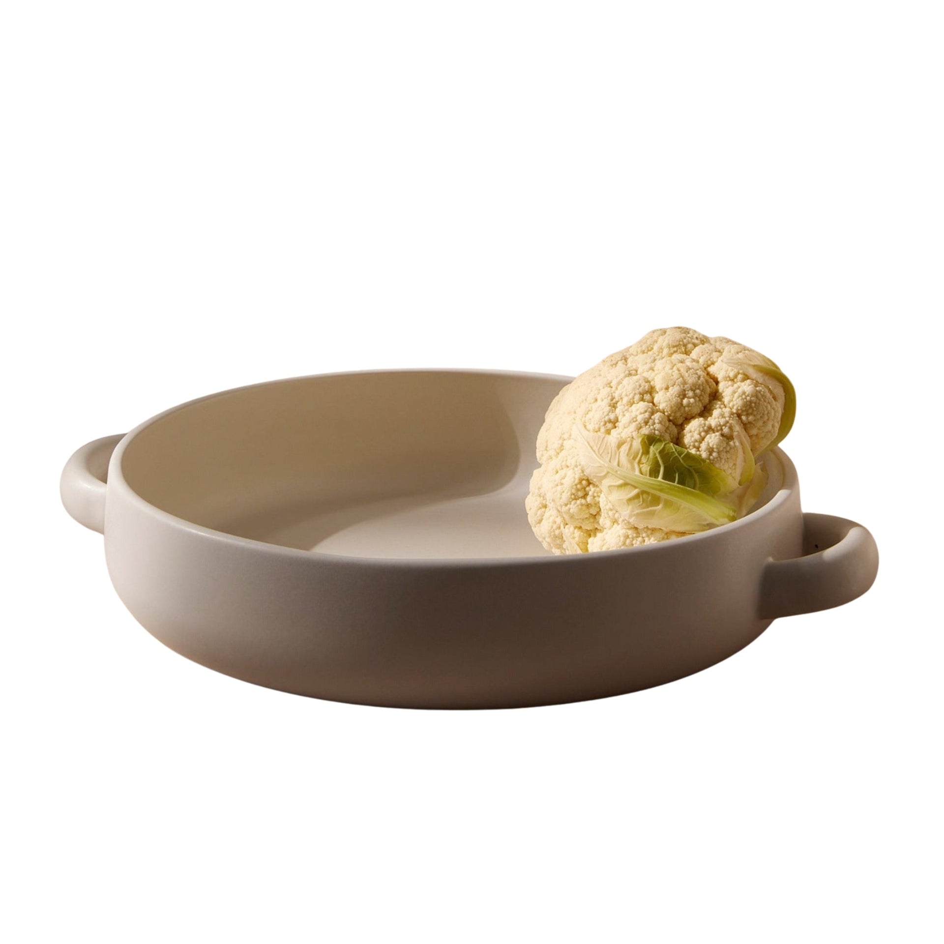 Stoneware Serving Plate With Handles 13.4