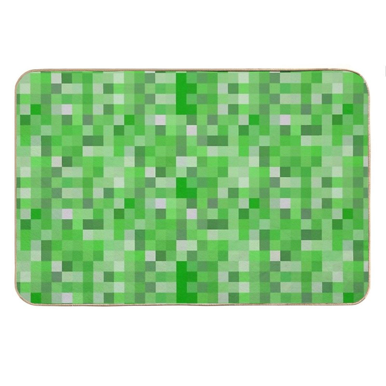 Minecraft Creeper Texture Bath Mat