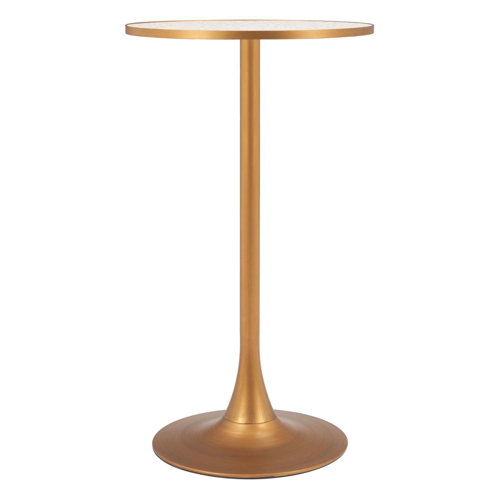 Bite Bar Table Beige & Gold