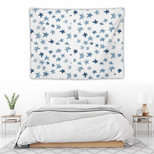 Blue Stars Tapestry
