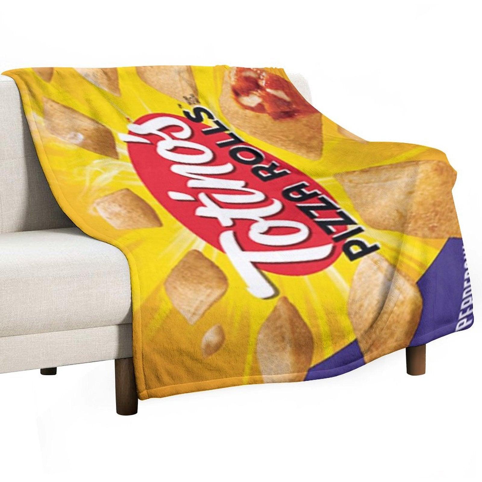 Pizza Rolls Throw Blanket