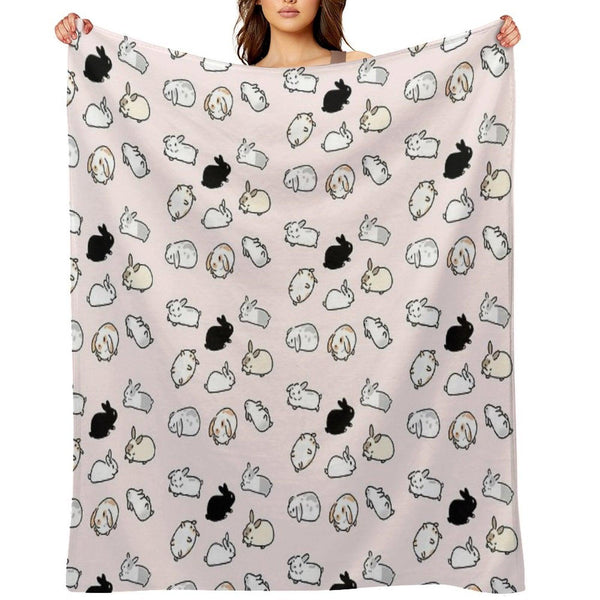 Bunny Rabbits Throw Blanket