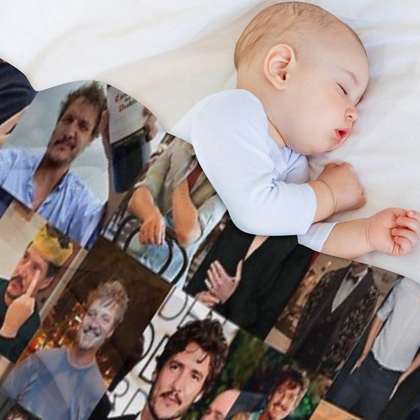 Pedro Pascal Machine-washable Throw Blanket