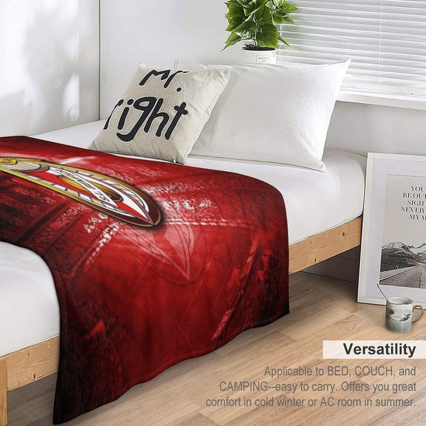 BENFICA FC Machine-washable Throw Blanket