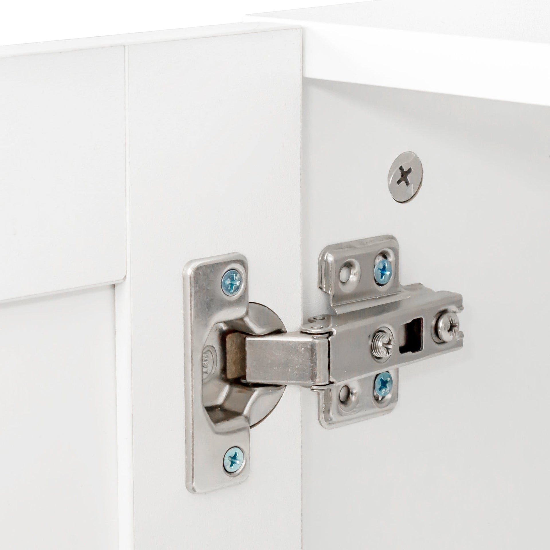 Stackable Wall Mounted Storage Cabinet, 11.81 'D x 31.50'W x 29.92 'H, White