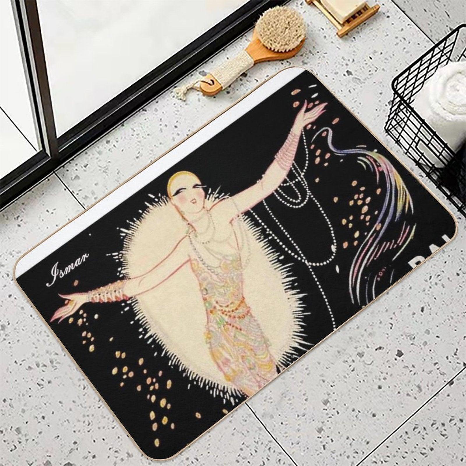 BAL PETITS LITS BLANCS  Vintage 1928 Opera Print Bath Mat