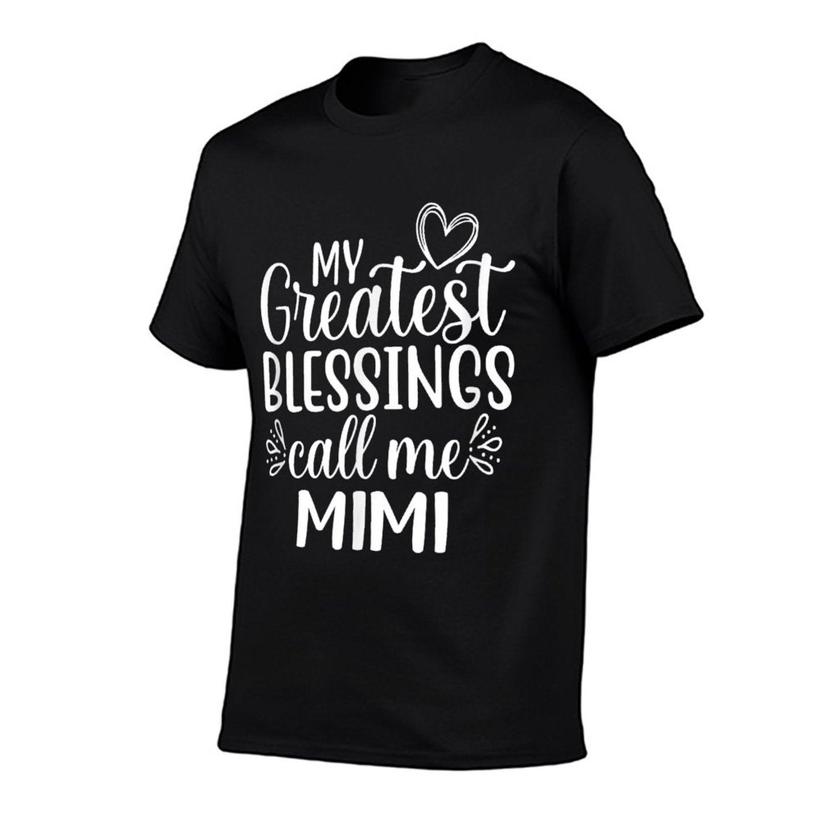 My Greatest Blessings Call Me Mimi Grandmother Grandma T-Shirt