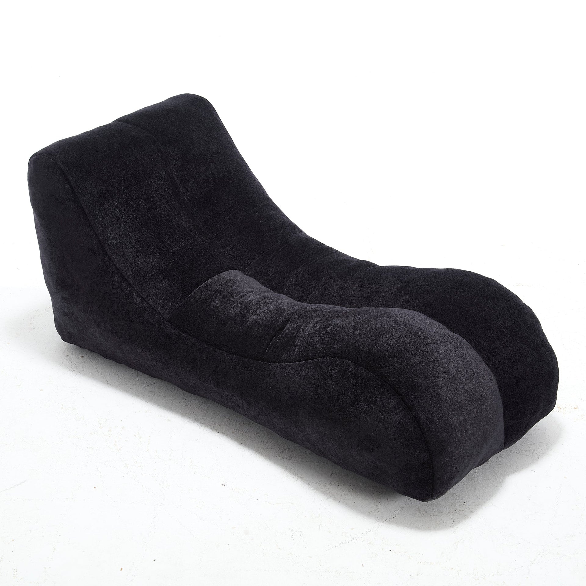 Black Bean Bag Sofa‑Lounger