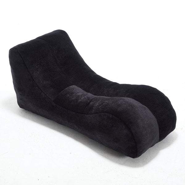 Black Bean Bag Sofa‑Lounger