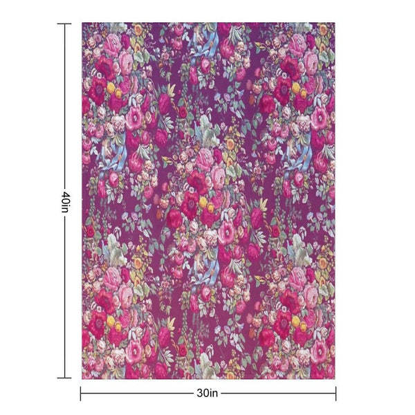 Bouquety Throw Blanket