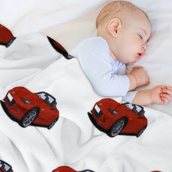 MX5Miata Red Comfort Throw Blanket