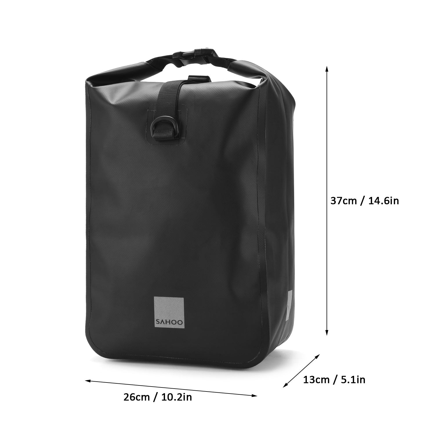 Multifunctional Cycle Bicycle Bike Rear Seat Trunk Bag Large Capacity Outdoor Sports Pouch Rack Panniers Shoulder Handbag Reflective Rear Bag MTB Road Bike Bag Waterproof  Bicycle Storage Bag  Bike