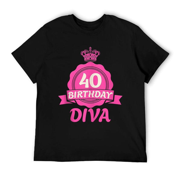 40th Birthday 40 BIRTHDAY DIVA 40 Years Women  Classic T-Shirt