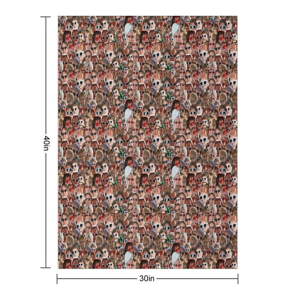Lewis Capaldi Collage Repeat Print Anti-pilling Throw Blanket