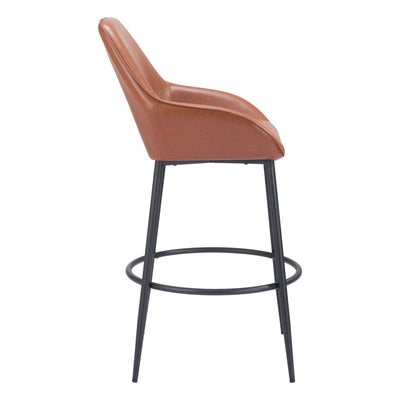 Vila Barstool (Set of 2) Brown