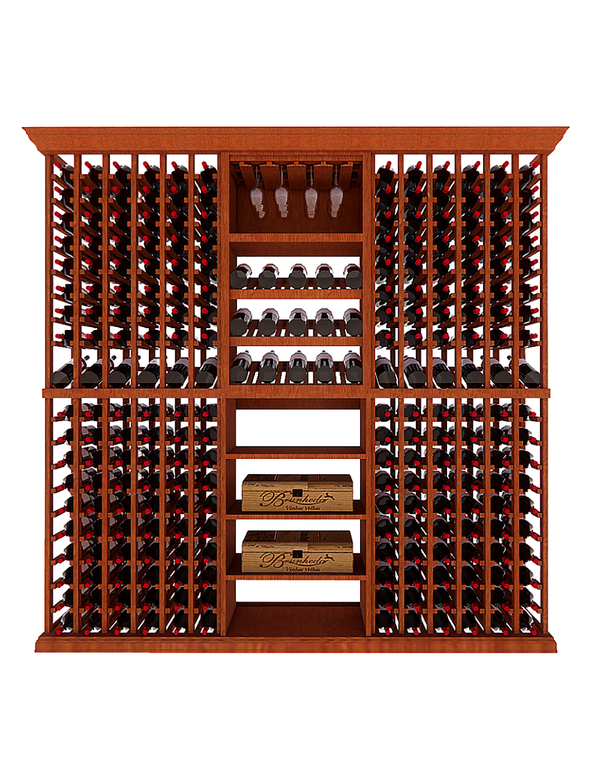 7 Foot Wine Cellar Storage System | 320 Bottle Capacity