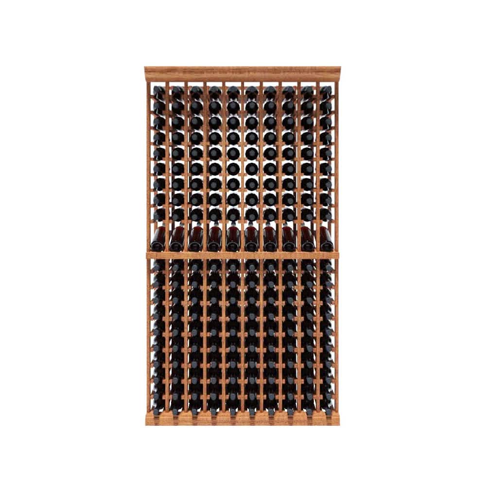 10 Column - 200 Bottle 7ft Wine Rack Kit with Display