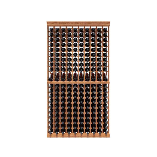 10 Column - 200 Bottle 7ft Wine Rack Kit with Display