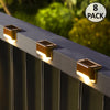 8-Pack Solar LED Deck & Step Lights