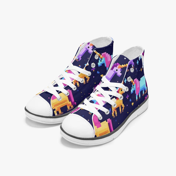 8 Bit Unicorn Kids High-Top