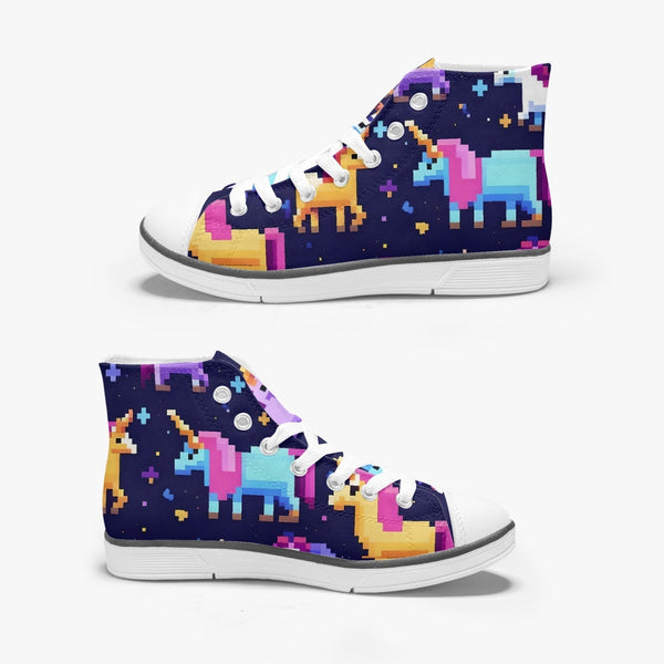 8 Bit Unicorn Kids High Top