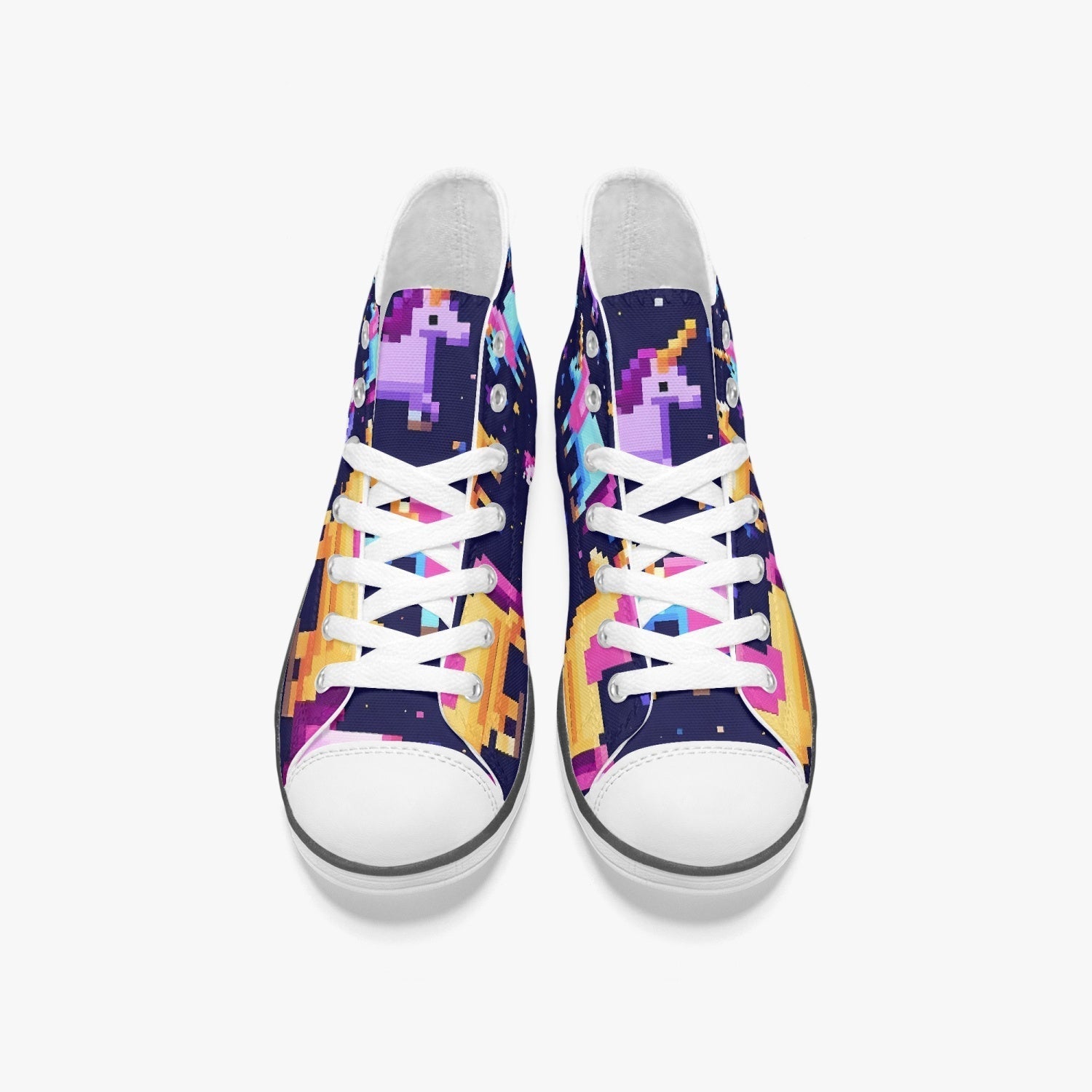 8 Bit Unicorn Kids High Top