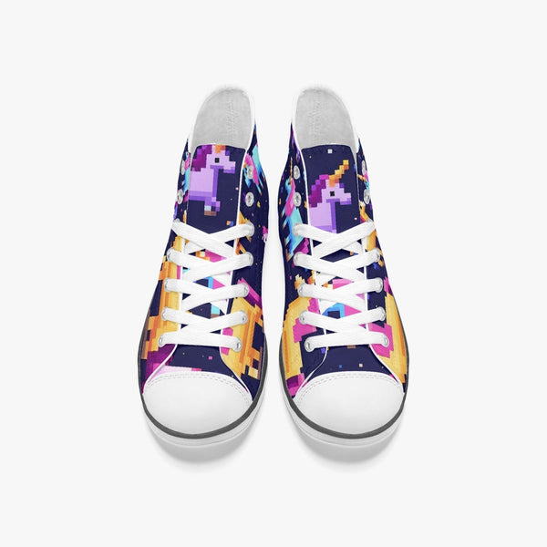 8 Bit Unicorn Kids High Top
