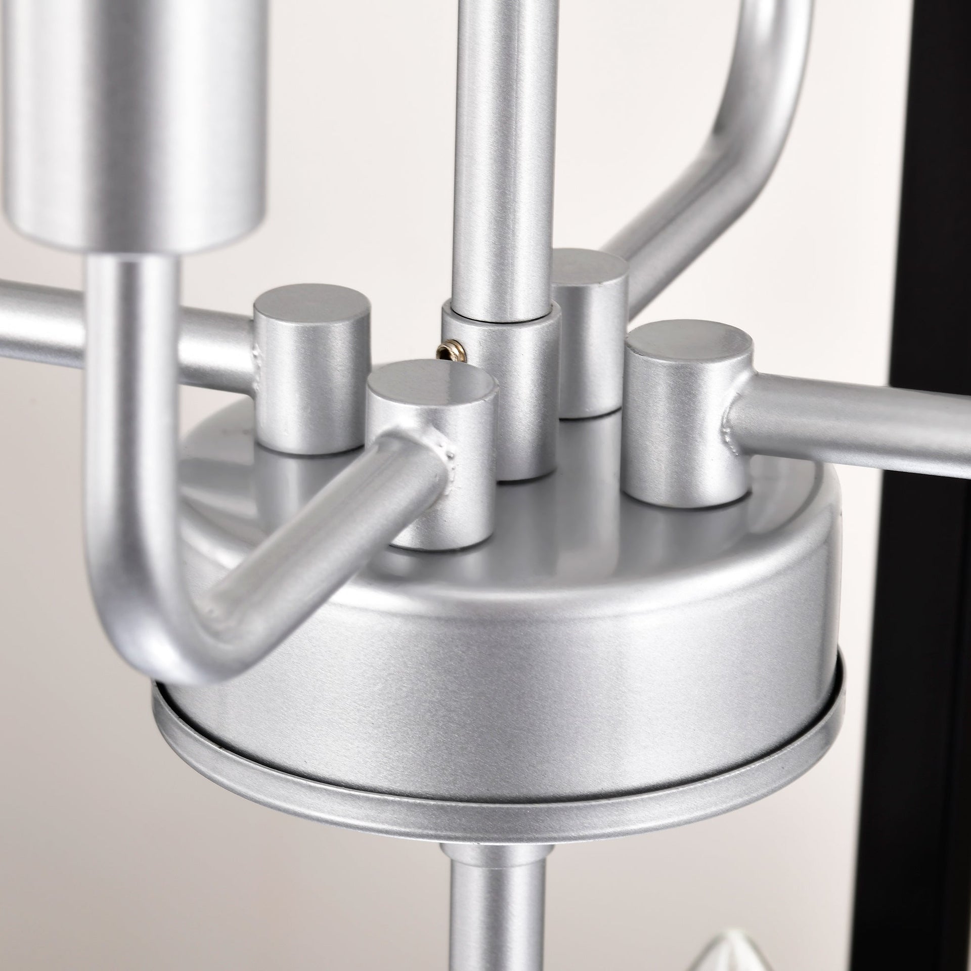 Modern Pendant Lighting with Silver Finish 8-Light Farmhouse Chandelier