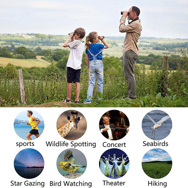 8 x 21 Small Pocket Binoculars Compact