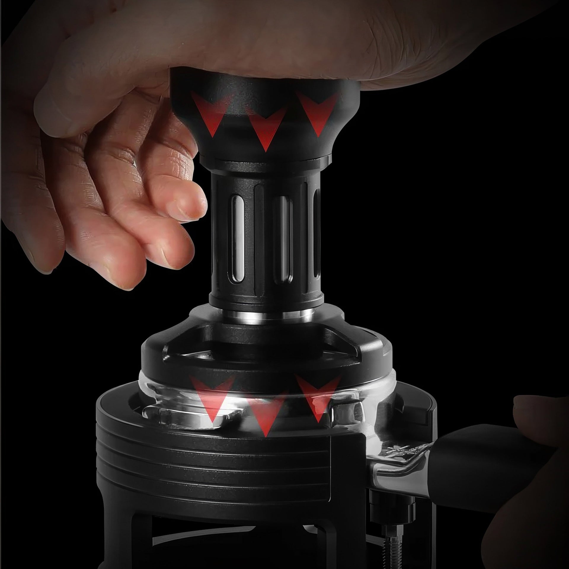 YU-Series Force Impact Espresso Tamper