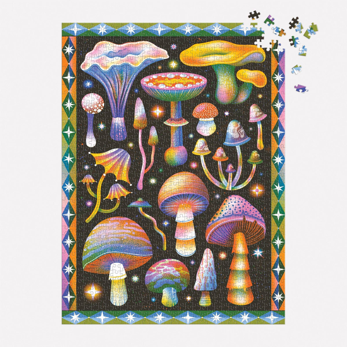 Cosmic Mushrooms 1000 Piece Puzzle