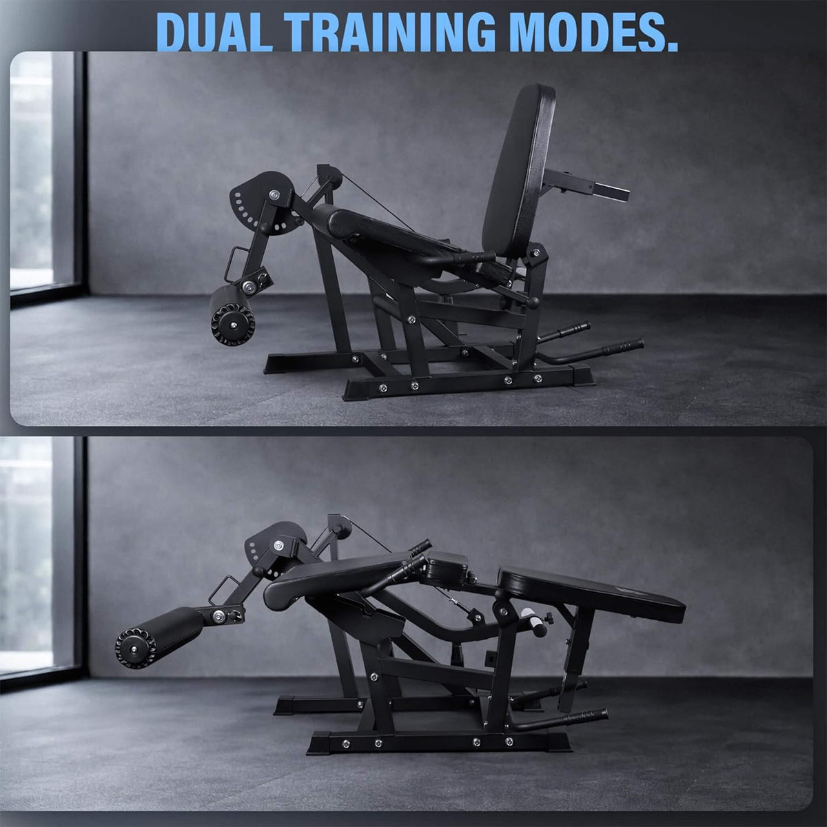 800LBS Adjustable Lower Body Leg Extension And Curl Machine (SAK70528)