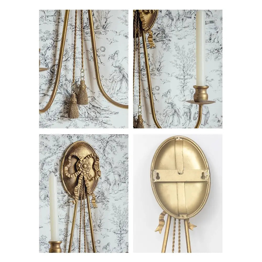 VINTAGE WALL SCONCE CANDLE HOLDER