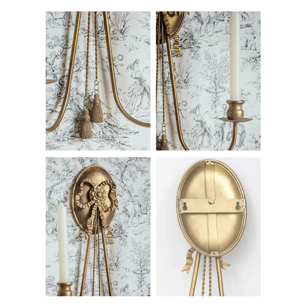 VINTAGE WALL SCONCE CANDLE HOLDER