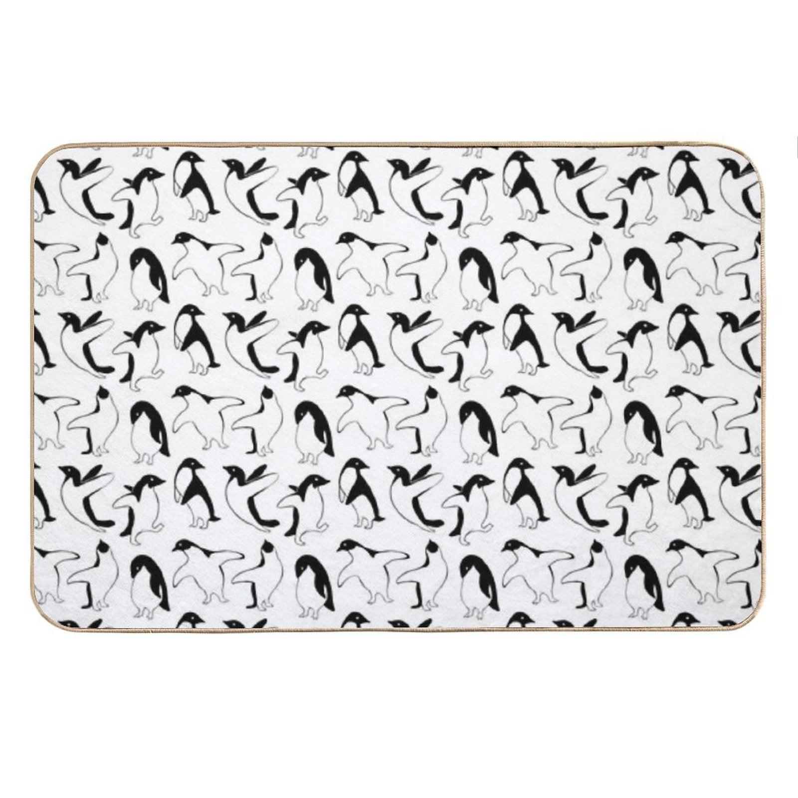 Penguins Penguins Bath Mat