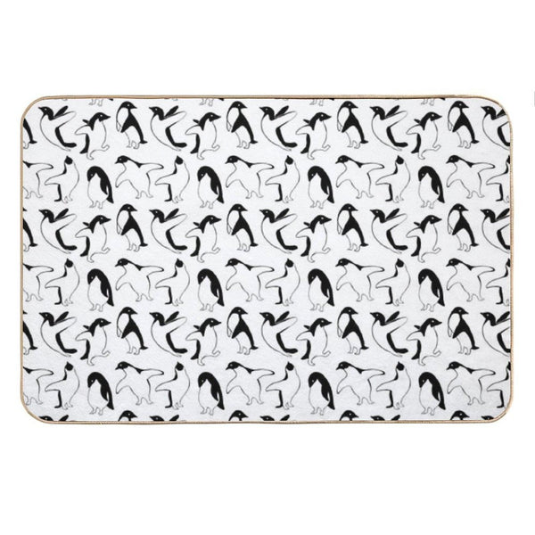 Penguins Penguins Bath Mat