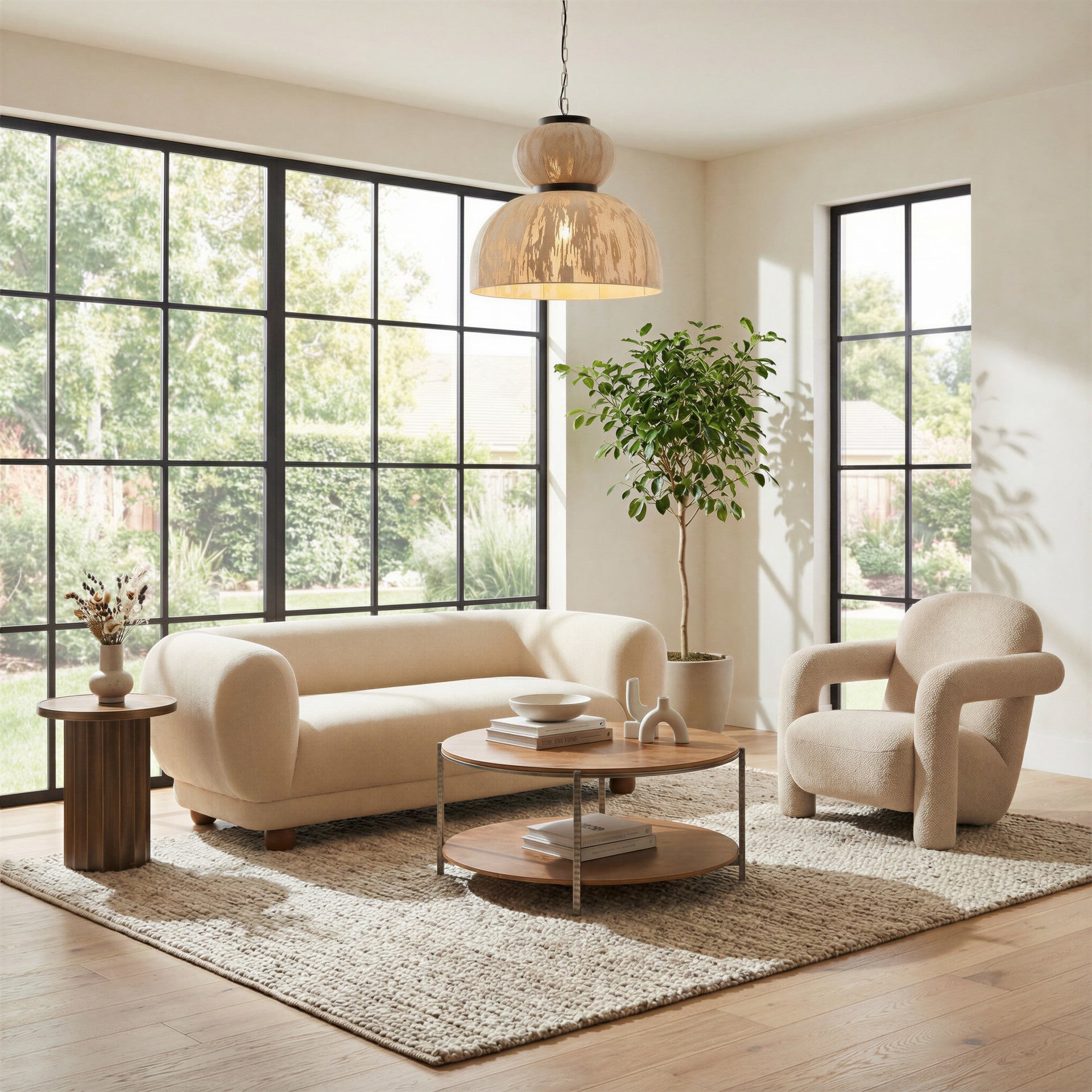 Adna Coffee Table Brown