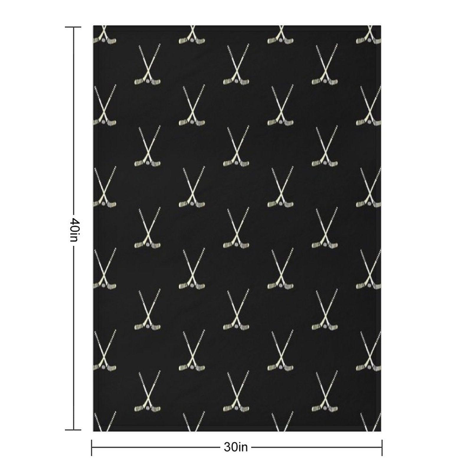 Hockey Sticks Throw Blanket