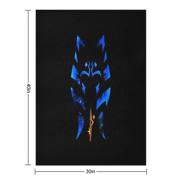 Ahsoka Tano Fulcrum Throw Blanket