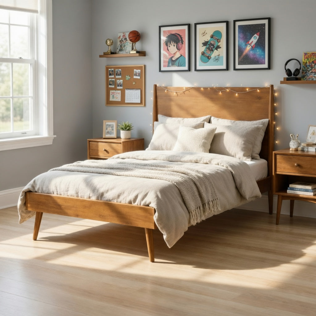 Cohron Solid Wood Platform Bed (Twin XL Bed)