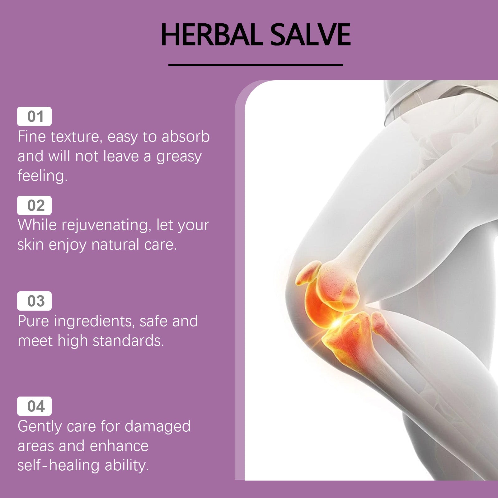 Herbal Care Cream Relieves Elbow And Knee Discomfort With A Pampering Moisturizing Herbal Massage Cream