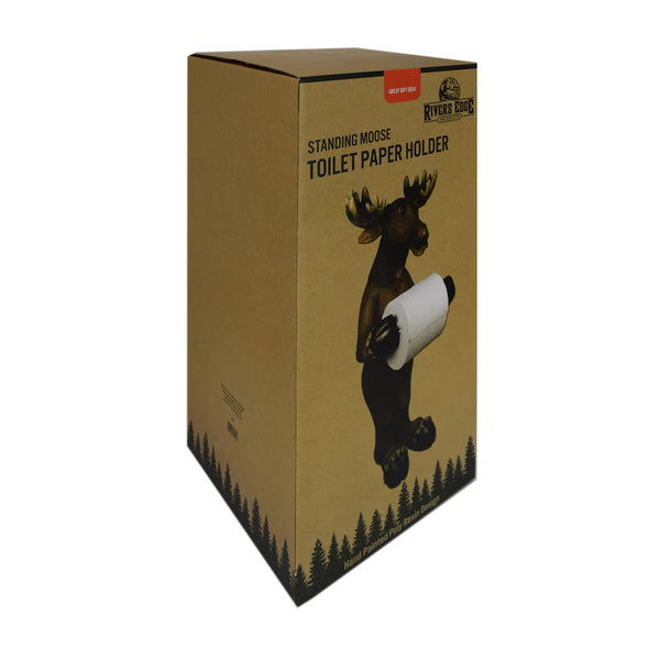 Toilet Paper Holder - Standing Moose