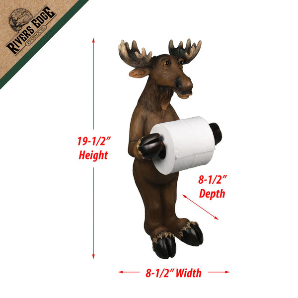 Toilet Paper Holder - Standing Moose