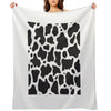 Cow Skin Pattern Sustainable Throw Blanket